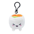 Produktbild Plushi Plüschfigur mit Schlüsselanhänger Uramaki Sushi mit Lachs 7 cm