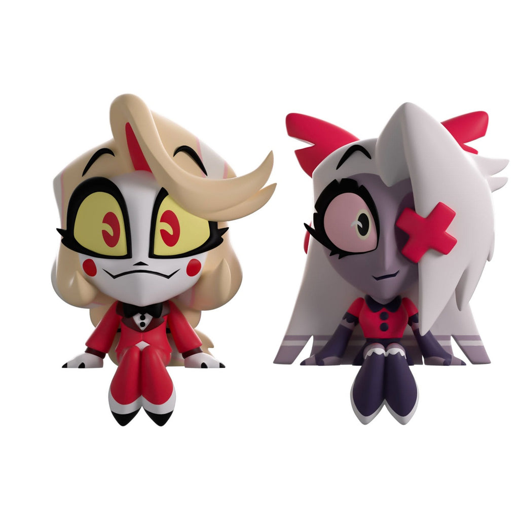 Produktbild Hazbin Hotel Vinyl Figuren Charlie & Vaggie Monitor Buddiez