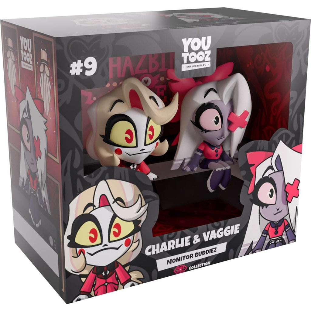 Produktbild Hazbin Hotel Vinyl Figuren Charlie & Vaggie Monitor Buddiez