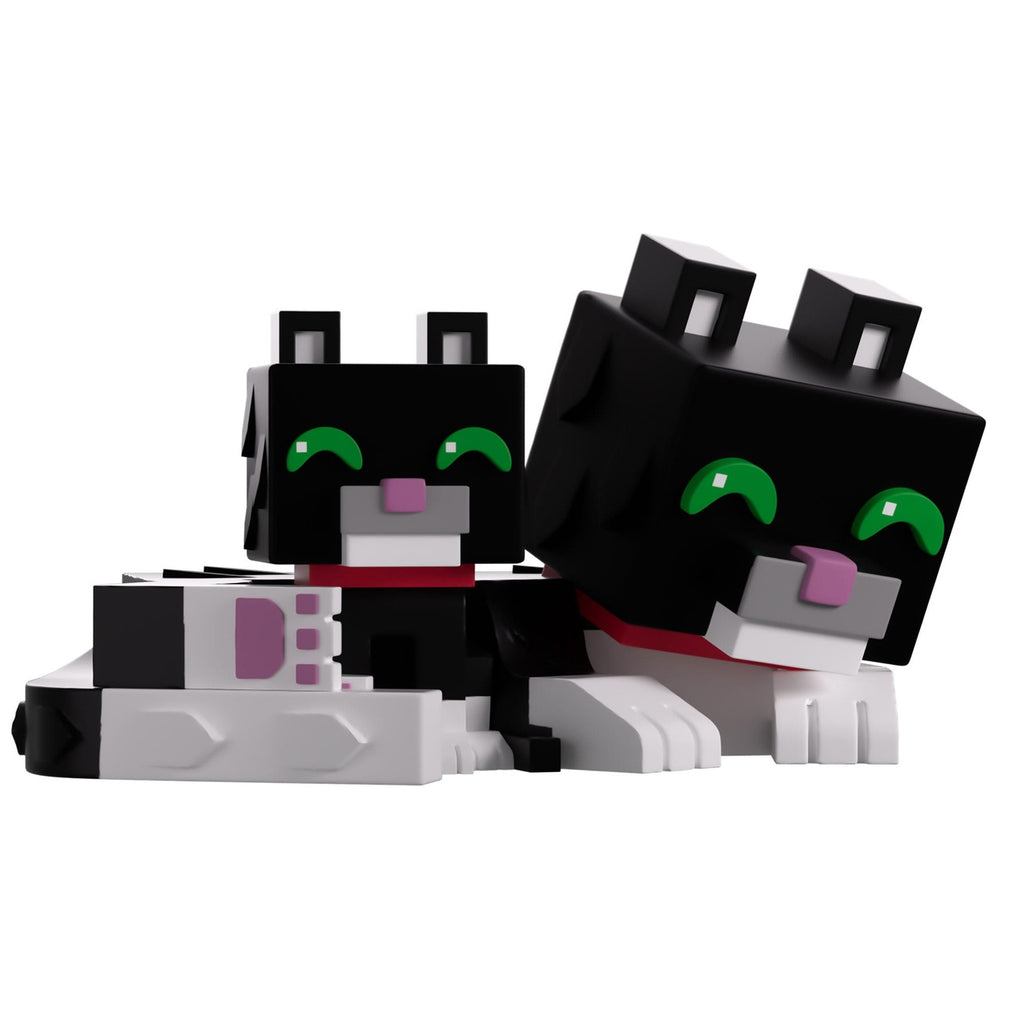 Produktbild Minecraft Vinyl Figur Tuxedo Cat 6 cm