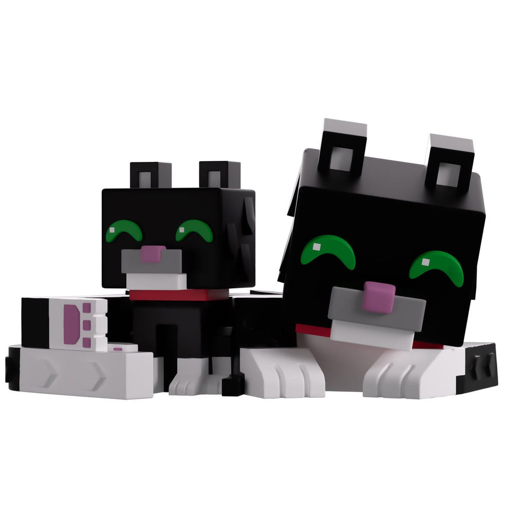 Produktbild Minecraft Vinyl Figur Tuxedo Cat 6 cm