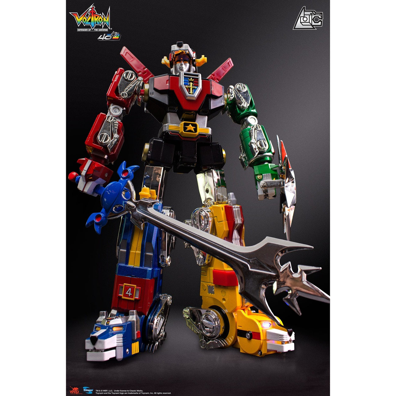 Product image Voltron Action Figure Gift Set 40th Anniversary Collector's Edition 27 cm