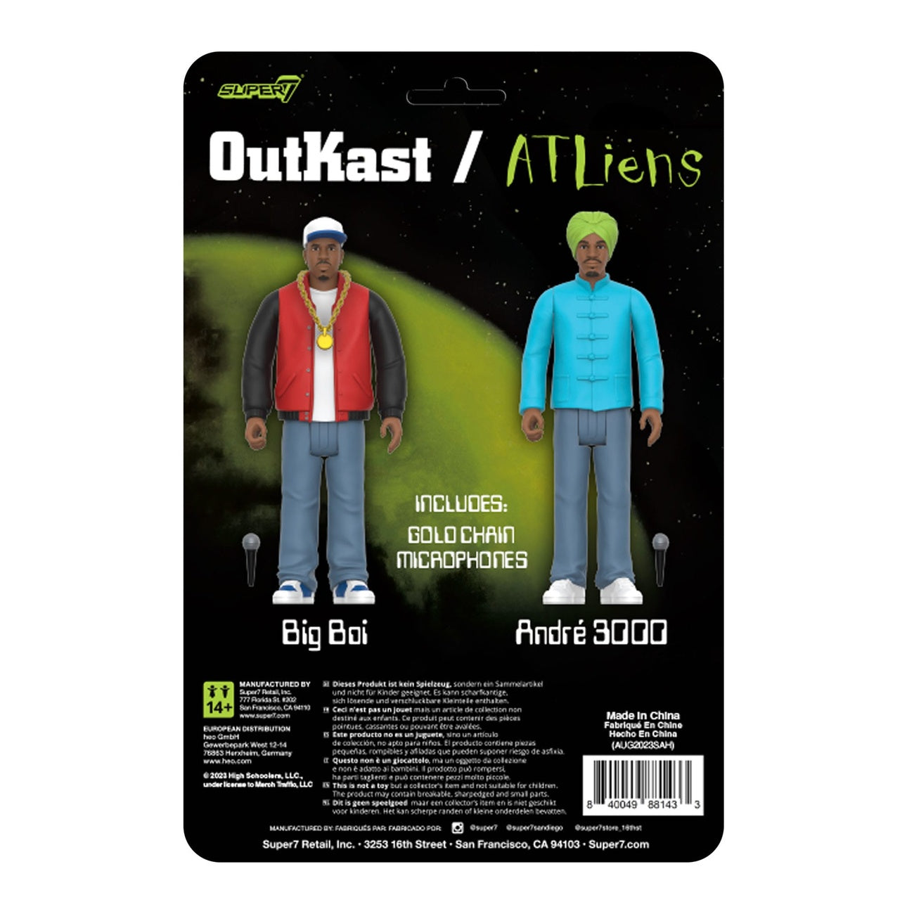 Produktbild Outkast Toho ReAction Actionfigur Wave 01 OutKast 10 cm
