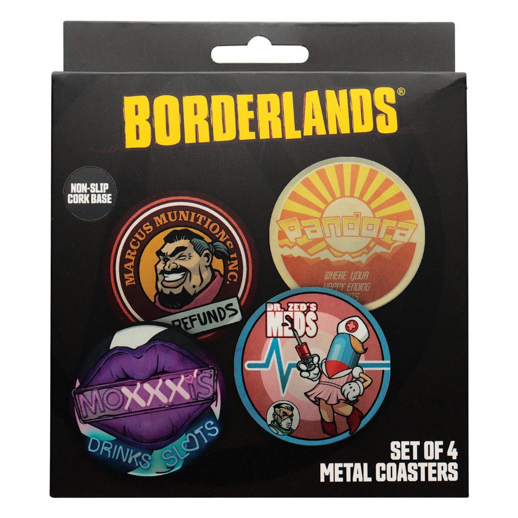 Produktbild Borderlands Untersetzer 4er-Pack