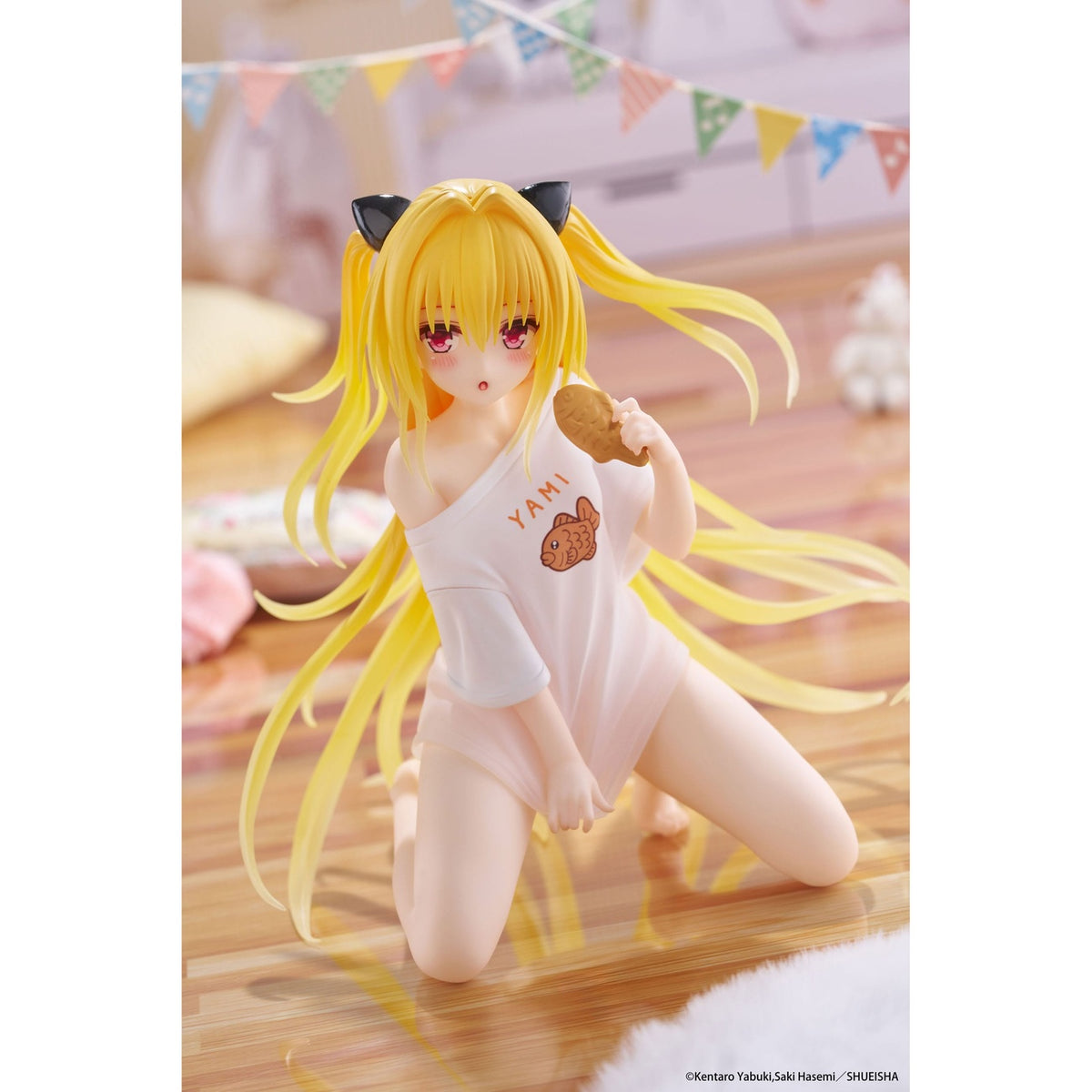 Produktbild To Love-Ru Darkness PVC Statue Desktop Cute Figure Golden Darkness Roomwear Ver. 13 cm