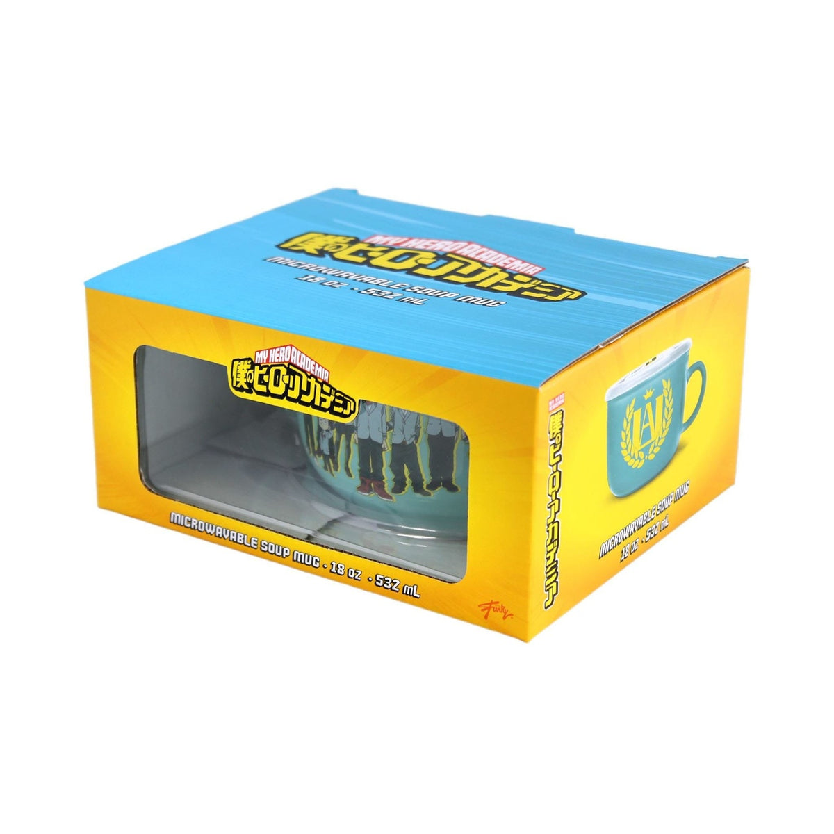 Produktbild My Hero Academia Ramen-Schüssel mit Deckel und Henkel UA 532 ml