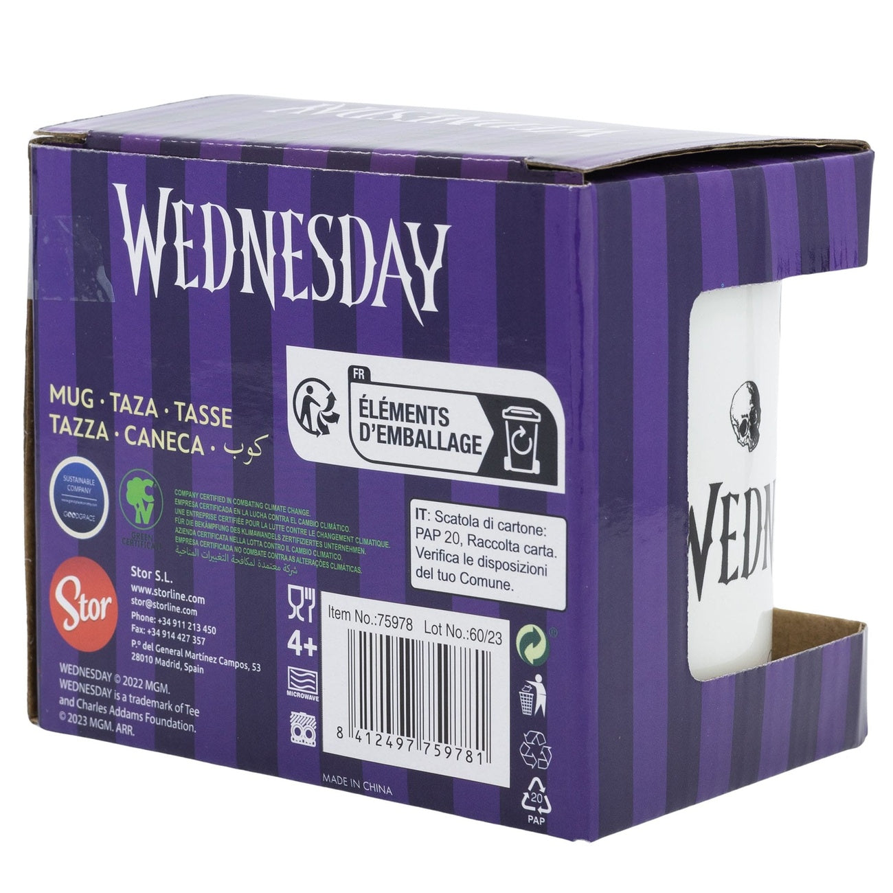 Produktbild Wednesday Tasse Nevermore 325 ml