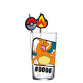 Produktbild Pokémon Glas Tumbler mit Trinkhalmen Glurak 480 ml