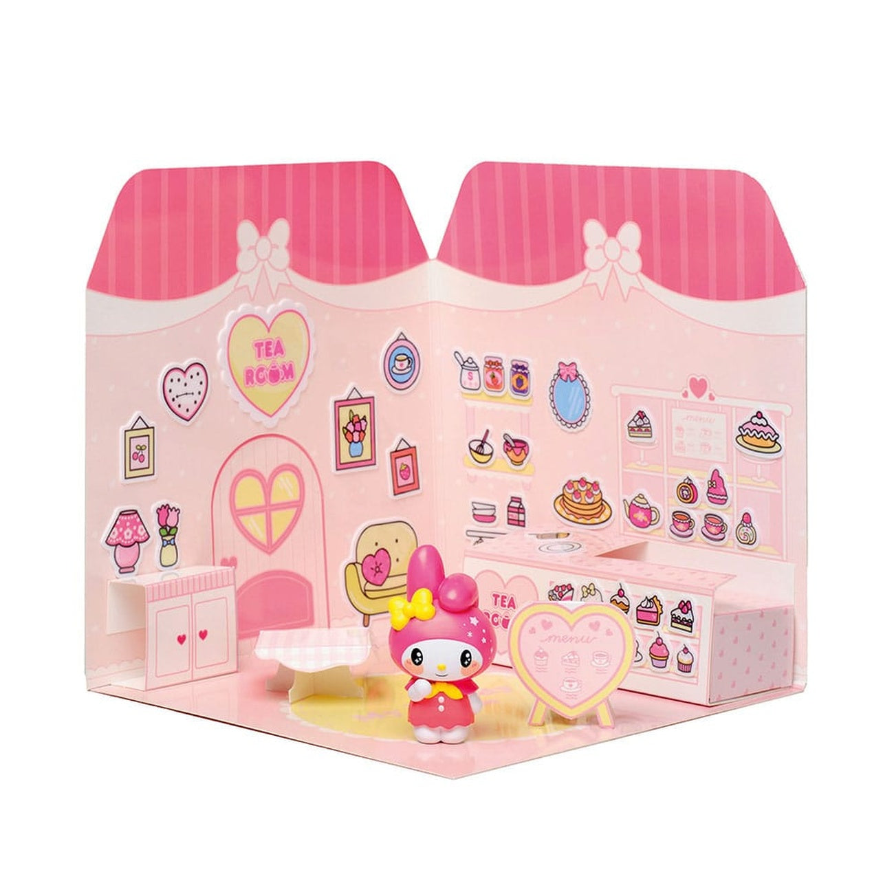 Produktbild Hello Kitty and Friends Minifigur Sticker House My Melody Tea Room