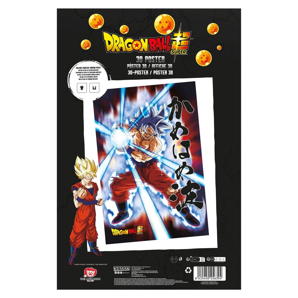 Produktbild Dragon Ball Super 3D Poster Survival Goku 38 x 58 cm