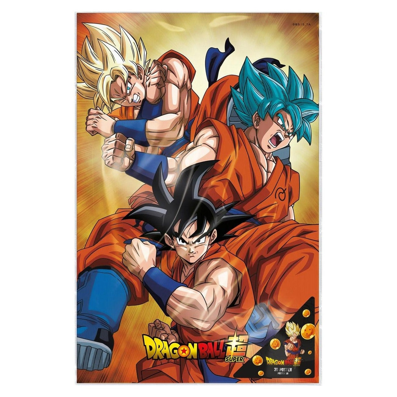 Produktbild Dragon Ball Super 3D Poster Champa Goku 38 x 58 cm