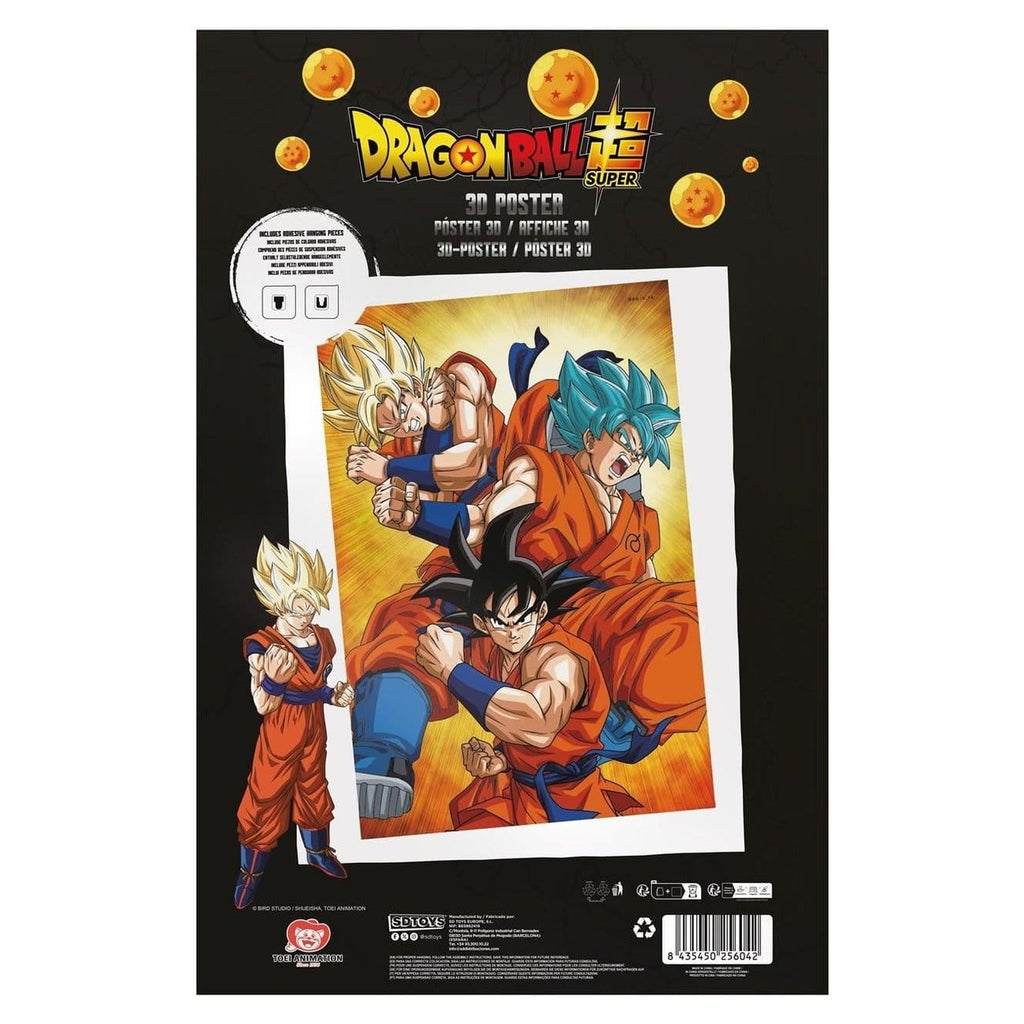 Produktbild Dragon Ball Super 3D Poster Champa Goku 38 x 58 cm