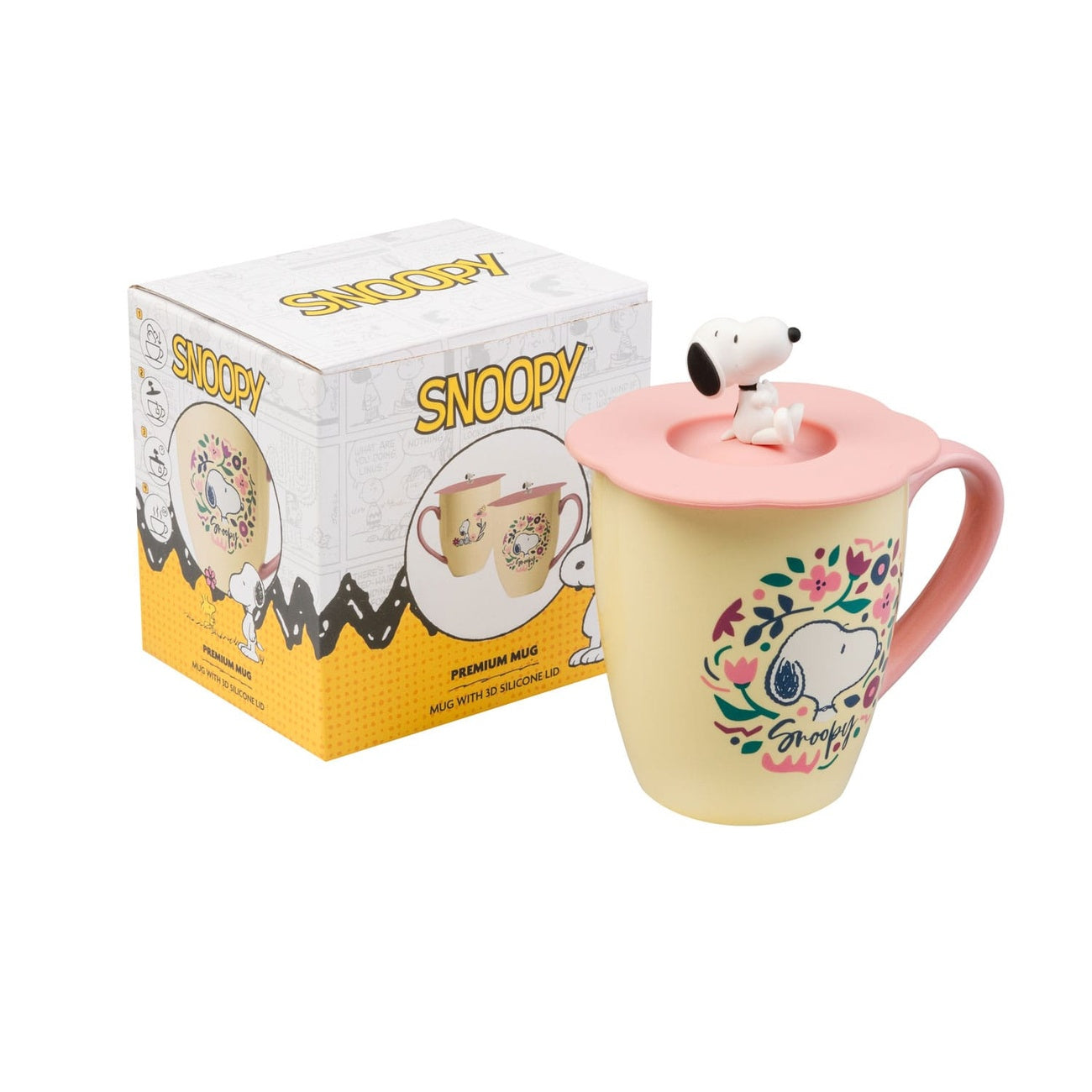 Produktbild Peanuts Tasse mit Deckel Premium Ver.