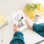 Produktbild Peanuts Premium Plüsch Notizbuch A5 Snoopy