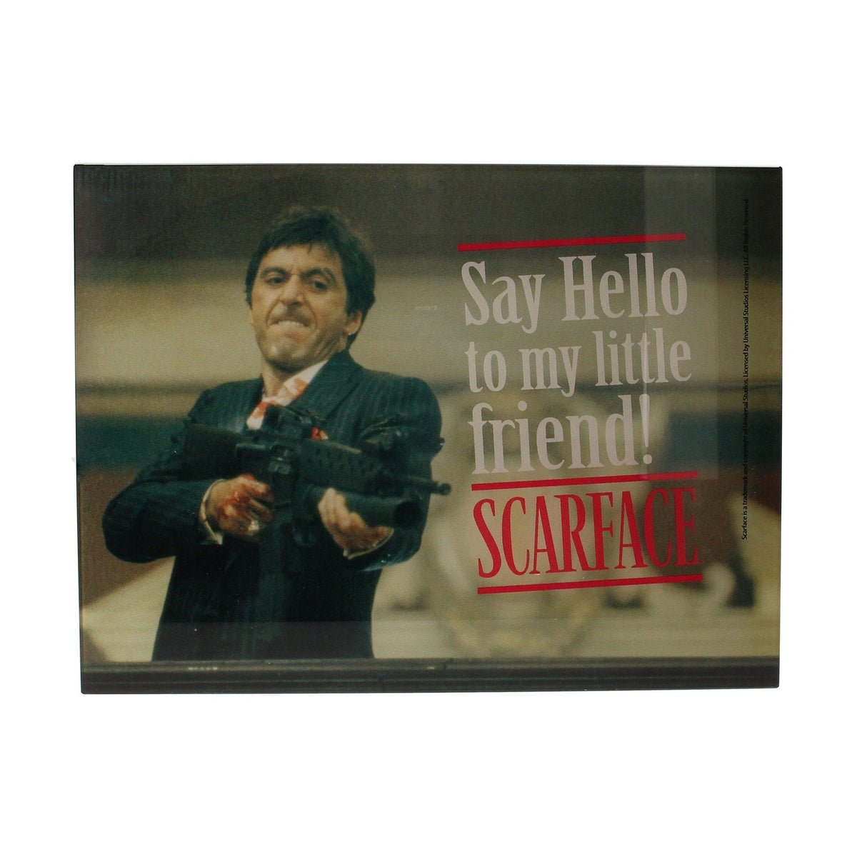 Produktbild Scarface Glasposter Say Hello 40 x 30 cm
