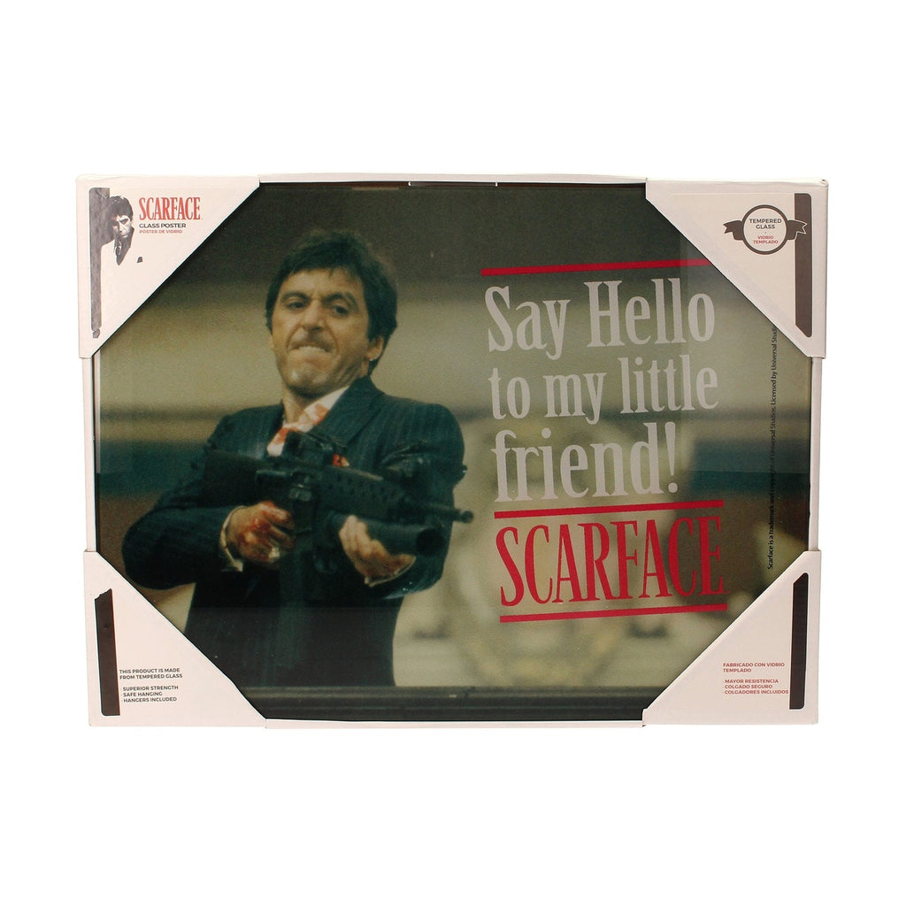 Produktbild Scarface Glasposter Say Hello 40 x 30 cm