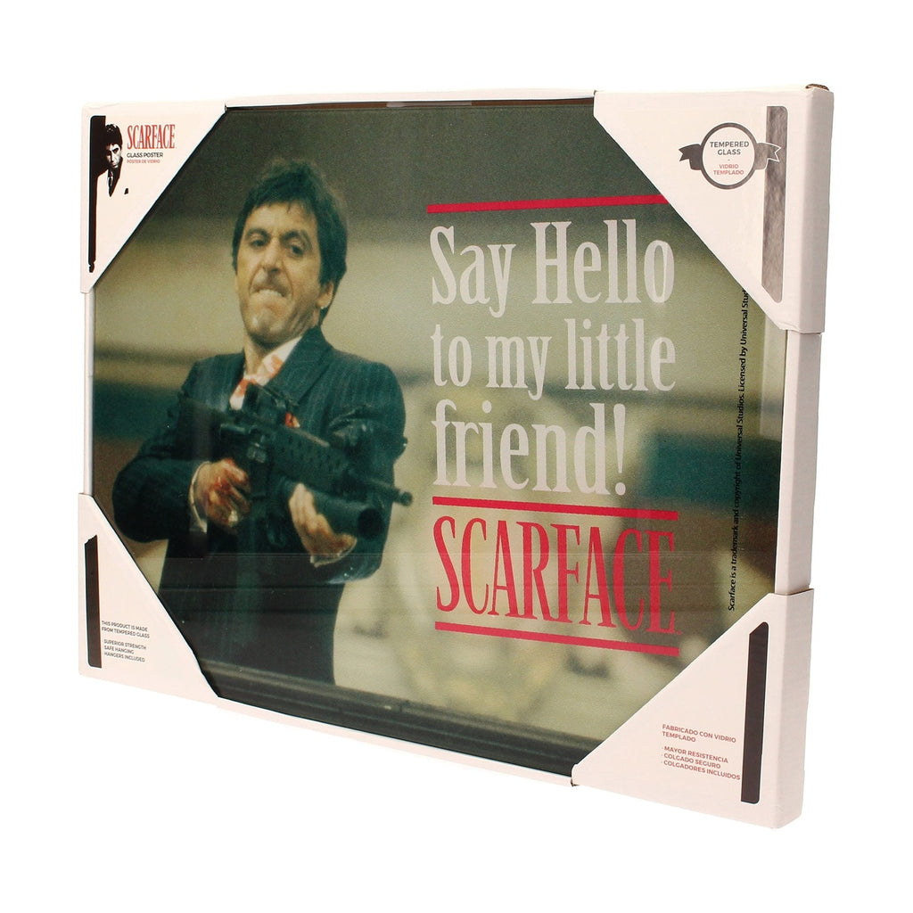 Produktbild Scarface Glasposter Say Hello 40 x 30 cm