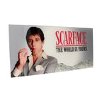 Produktbild Scarface Glasposter The World Is Yours (Grey Background) 60 x 30 cm
