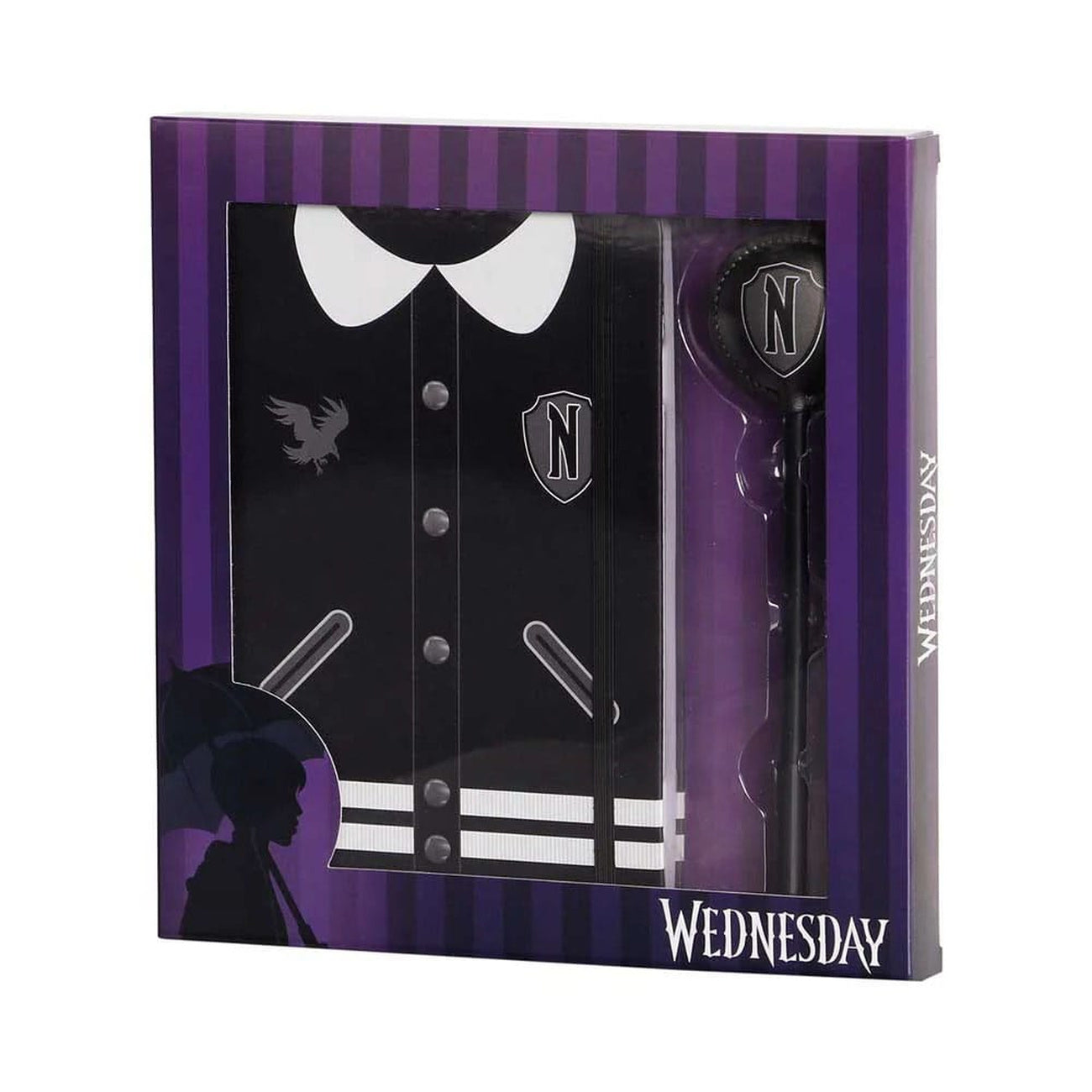 Produktbild Wednesday Tagebuch Geschenkbox Varsity