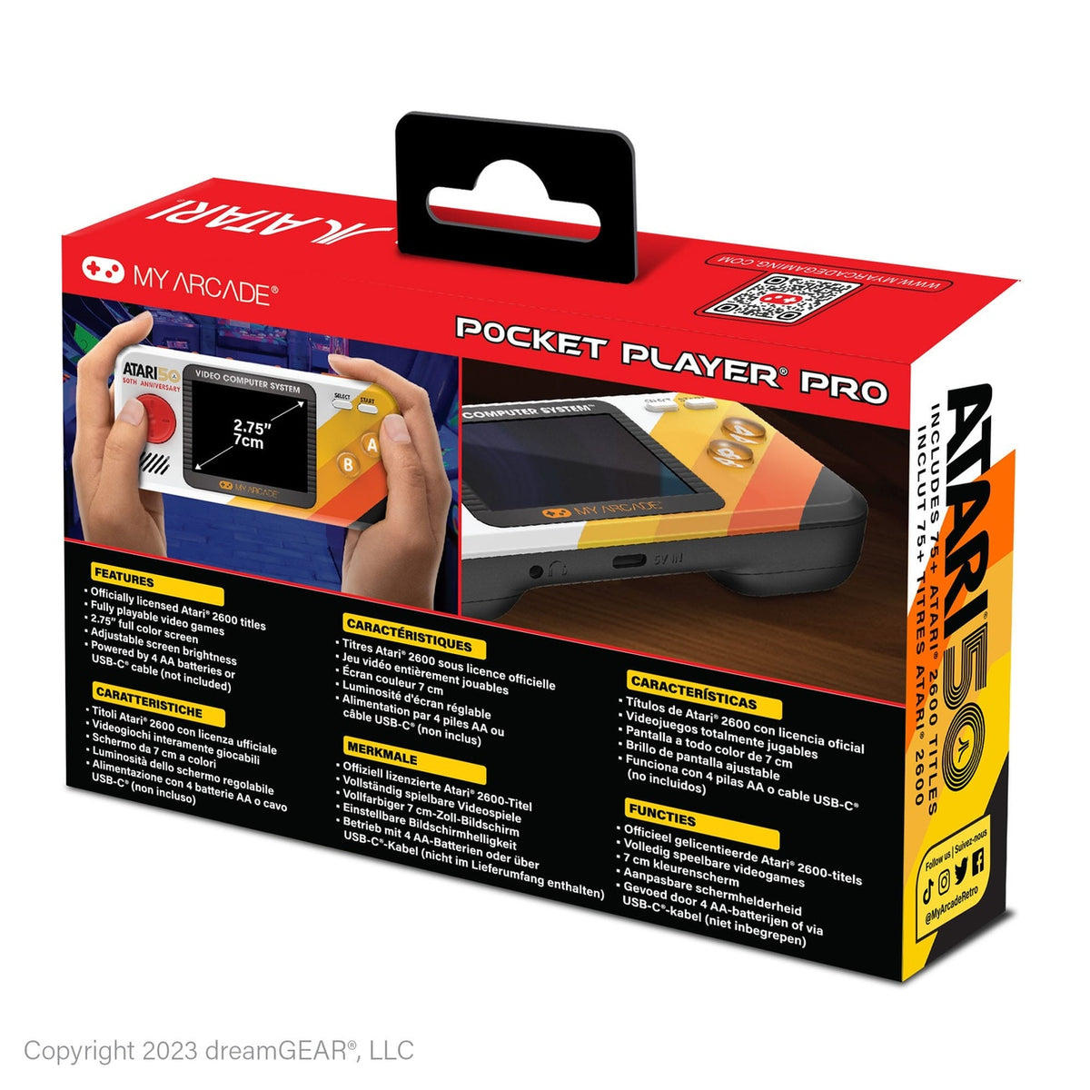 Produktbild Atari tragbare Spielkonsole Pocket Player Pro