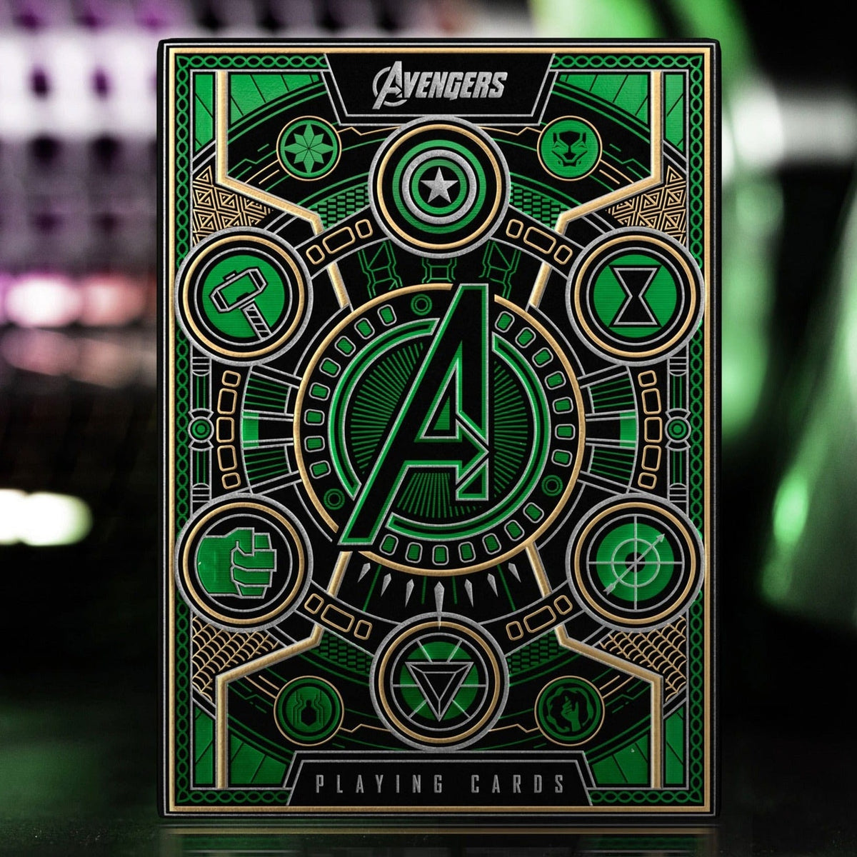 Produktbild Avengers - The Infinity Saga Spielkarten Green Version