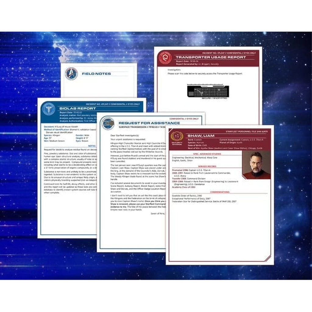 Produktbild Star Trek: Picard Murder Mystery Game Murder on the Titan-A *Englische Version*