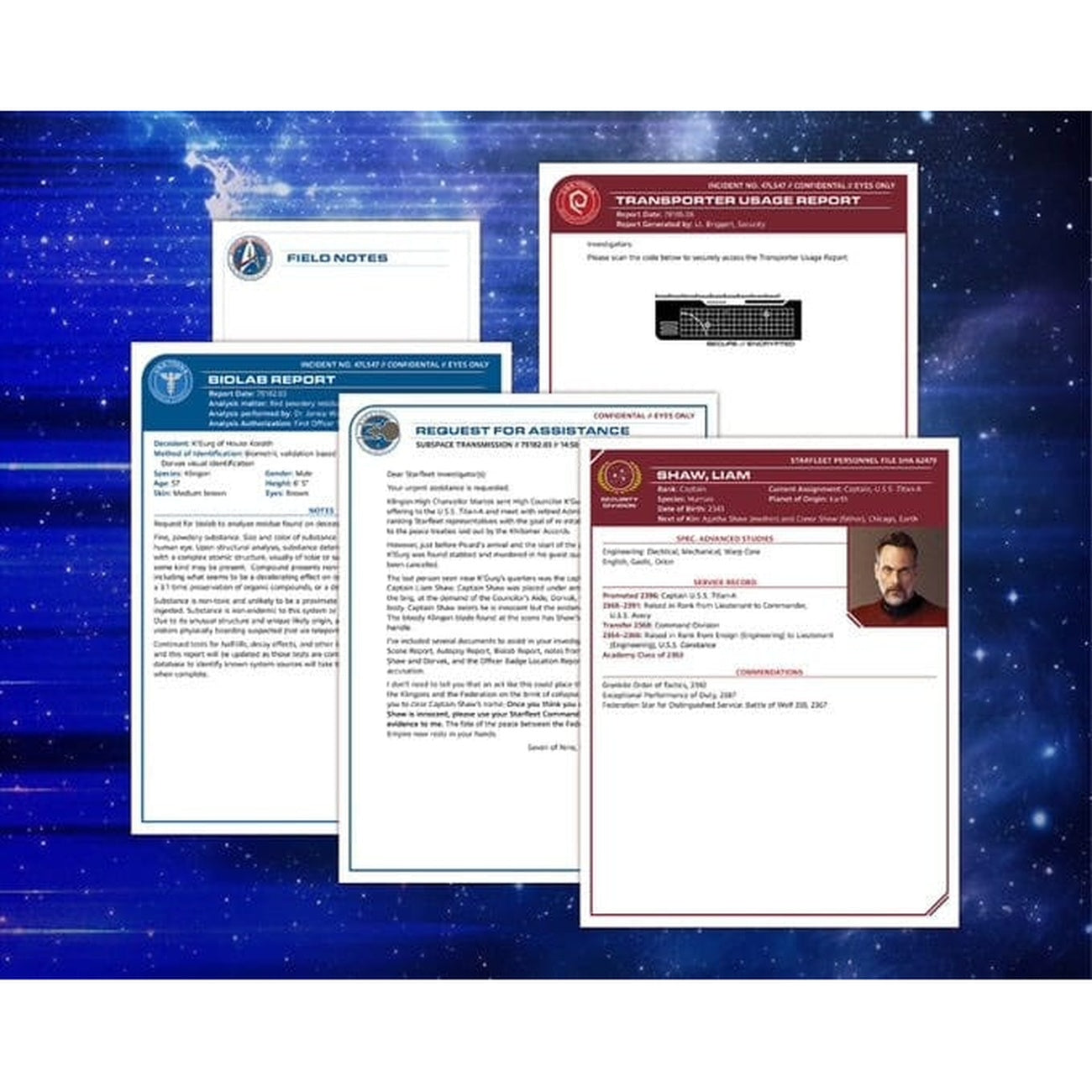 Produktbild Star Trek: Picard Murder Mystery Game Murder on the Titan-A *Englische Version*