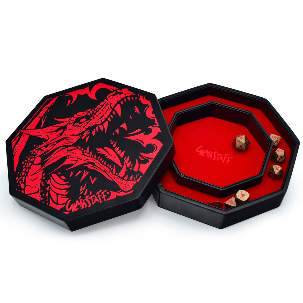Produktbild CritStones Arena Würfelteller Red Dragon