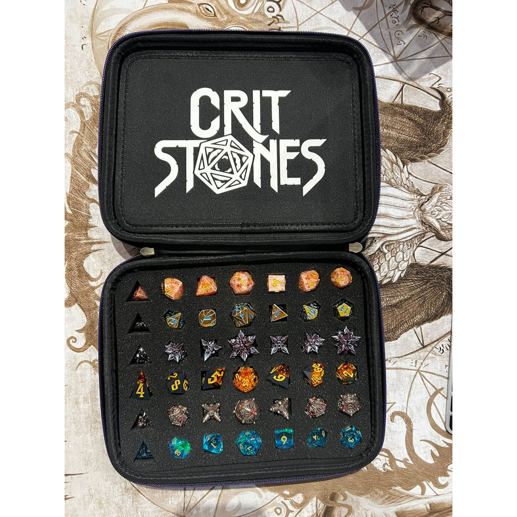 Produktbild CritStones Würfeltasche Arcanum Schwarz