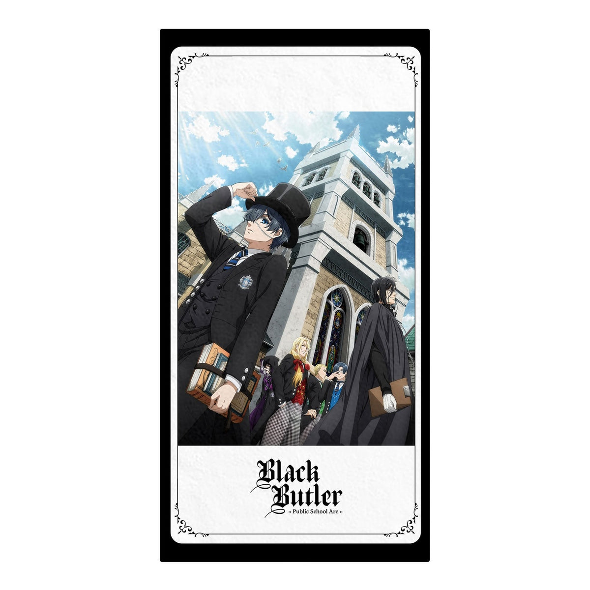 Produktbild Black Butler: Public School Arc Handtuch Ciel & Sebastian 150 x 75 cm