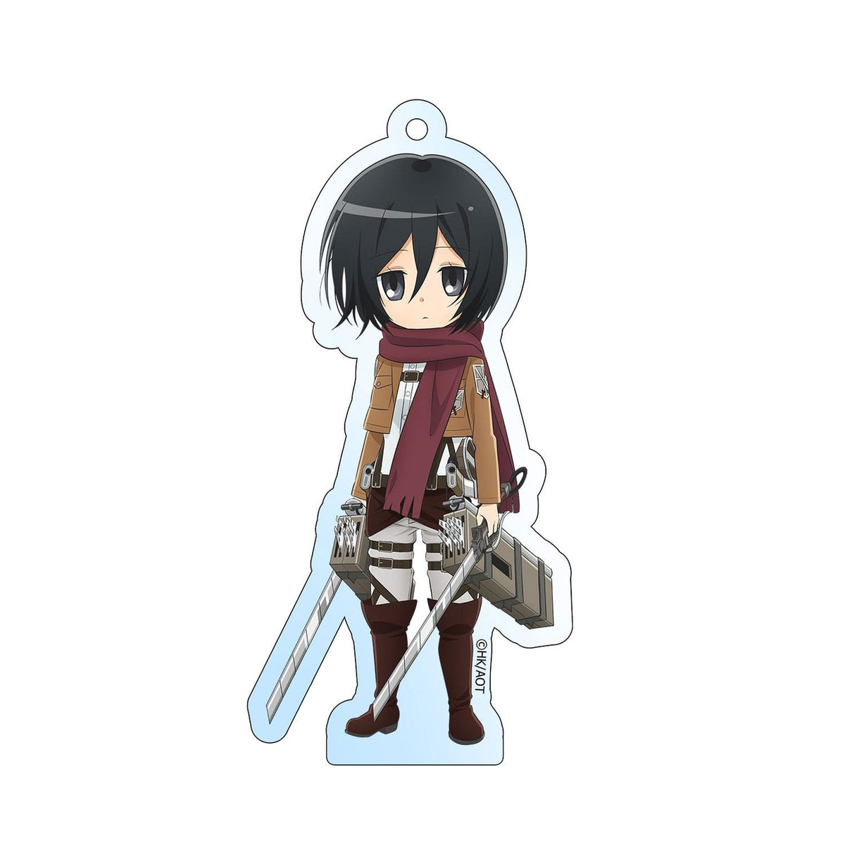 Product image Attack on Titan Acrylic Keychain Mikasa Holographic 8 cm