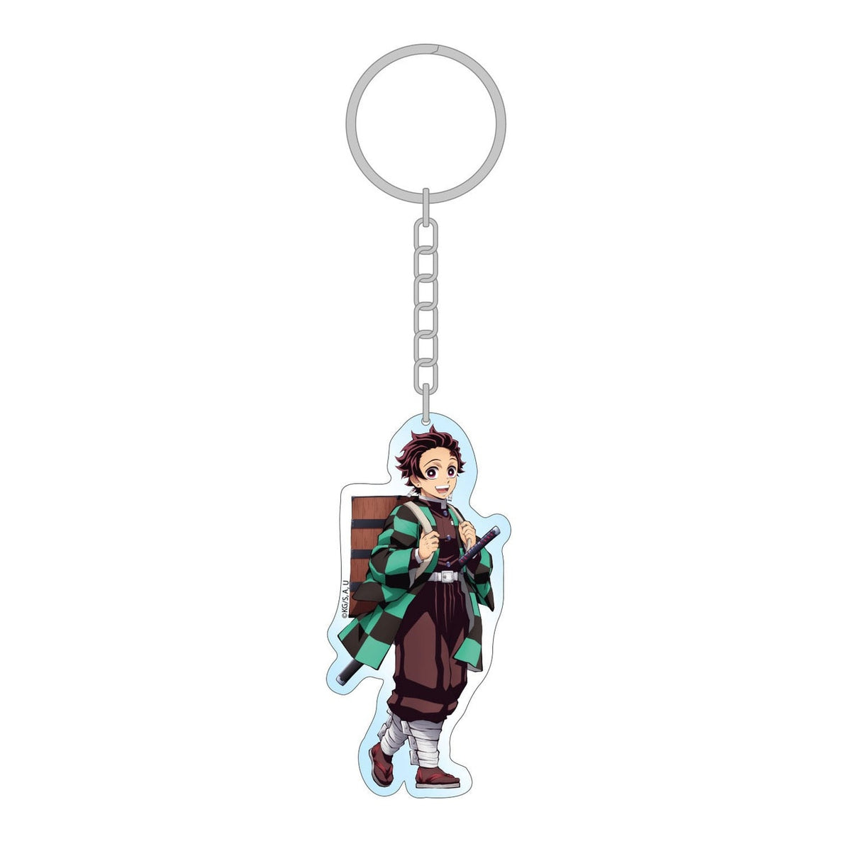 Produktbild Demon Slayer: Kimetsu no Yaiba Acryl Schlüsselanhänger Tanjiro Holographic 8 cm