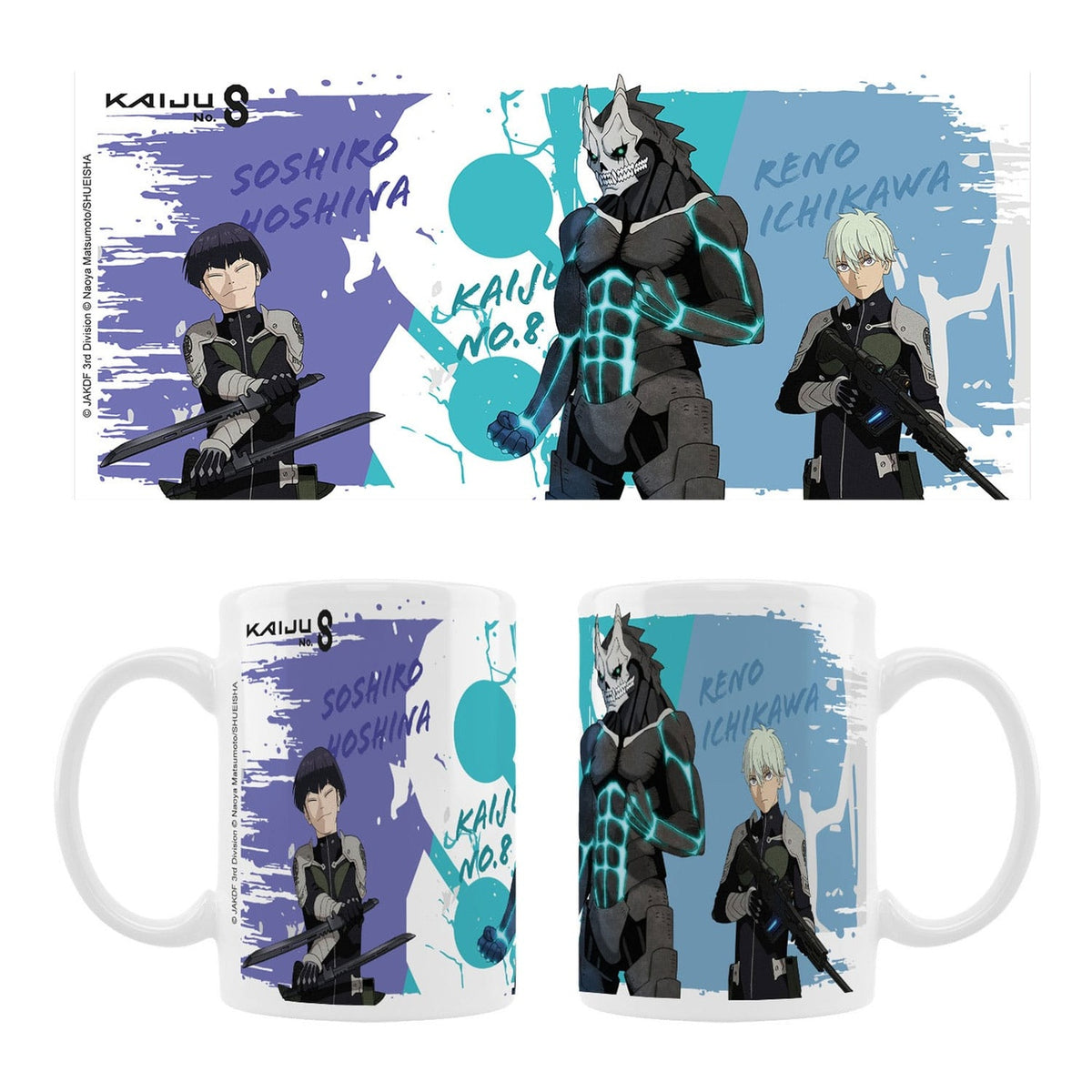 Produktbild Kaiju No. 8 Keramiktasse Kaiju No. 8, Reno Ichikawa, Soshiro Hoshina Season 2
