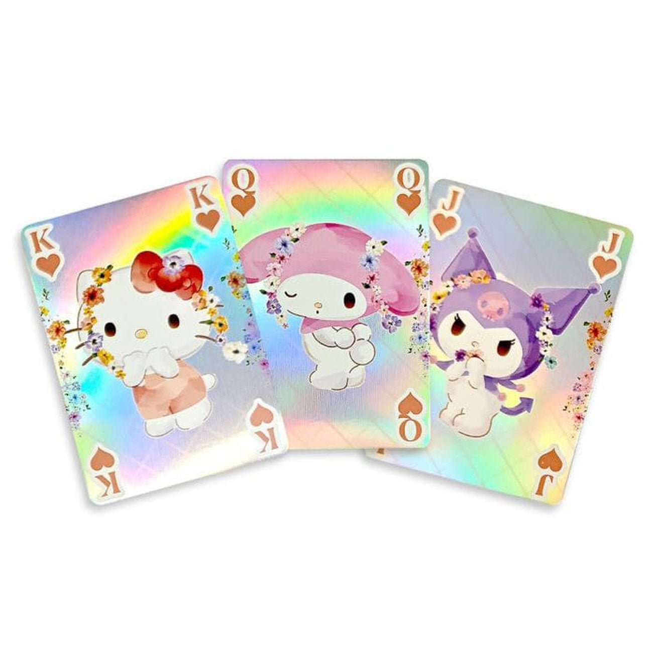 Produktbild Sanrio Spielkarten Hello Kitty & Friends Holographic