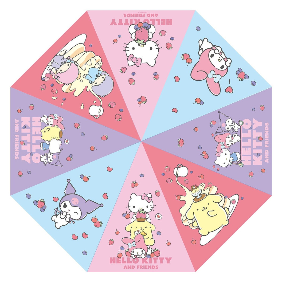 Produktbild Sanrio Regenschirm Hello Kitty & Friends