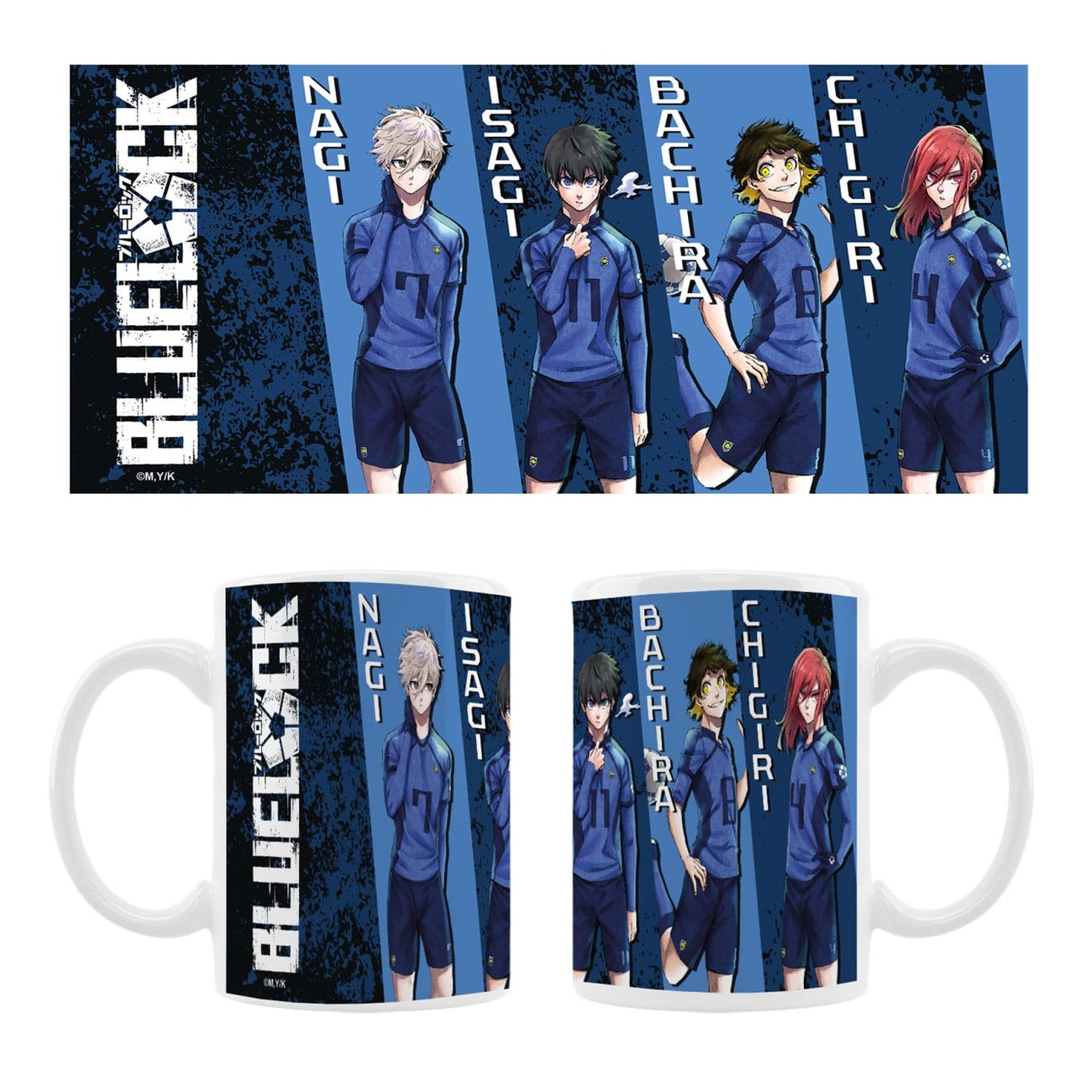 Produktbild Blue Lock Keramiktasse Nagi, Isagi, Bachira & Chigiri