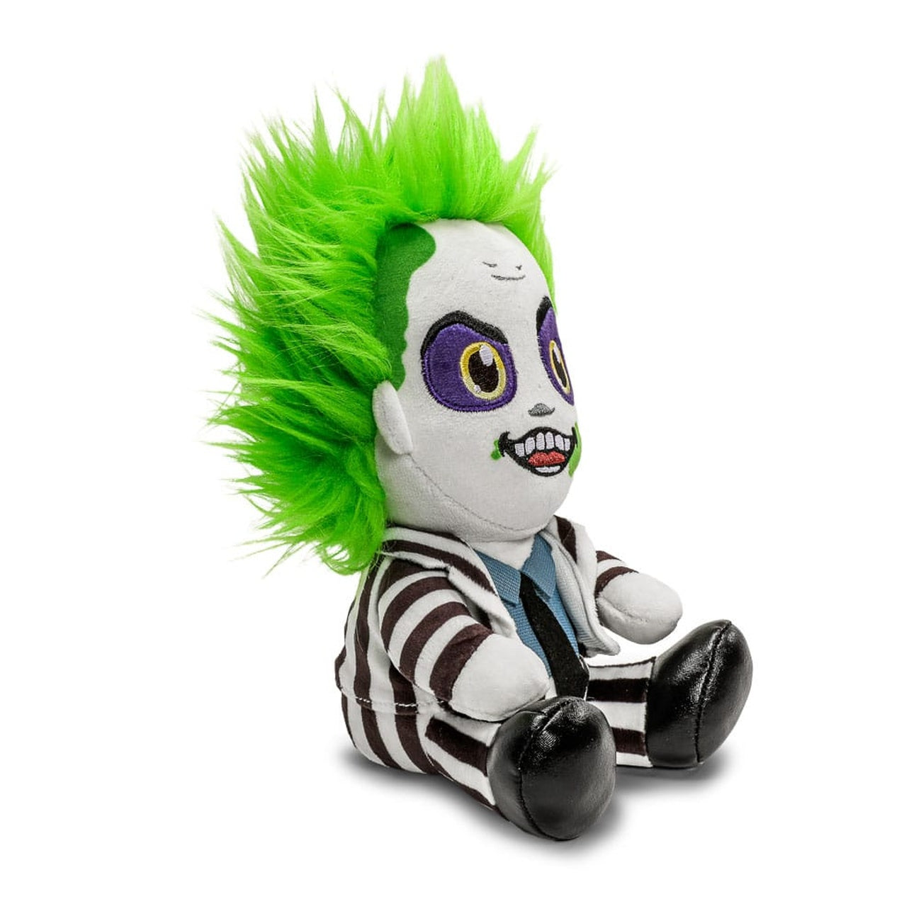 Produktbild Beetlejuice Phunny Plüschfigur Beetlejuice Sitting with Striped Outfit 18 cm
