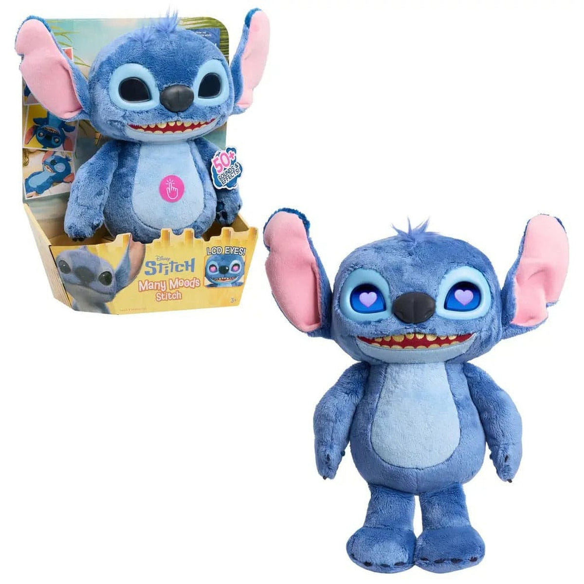Produktbild Lilo & Stitch Plüschfigur mit LCD-Spezialeffekte und Sounds The Many Mood Stitch 36 cm