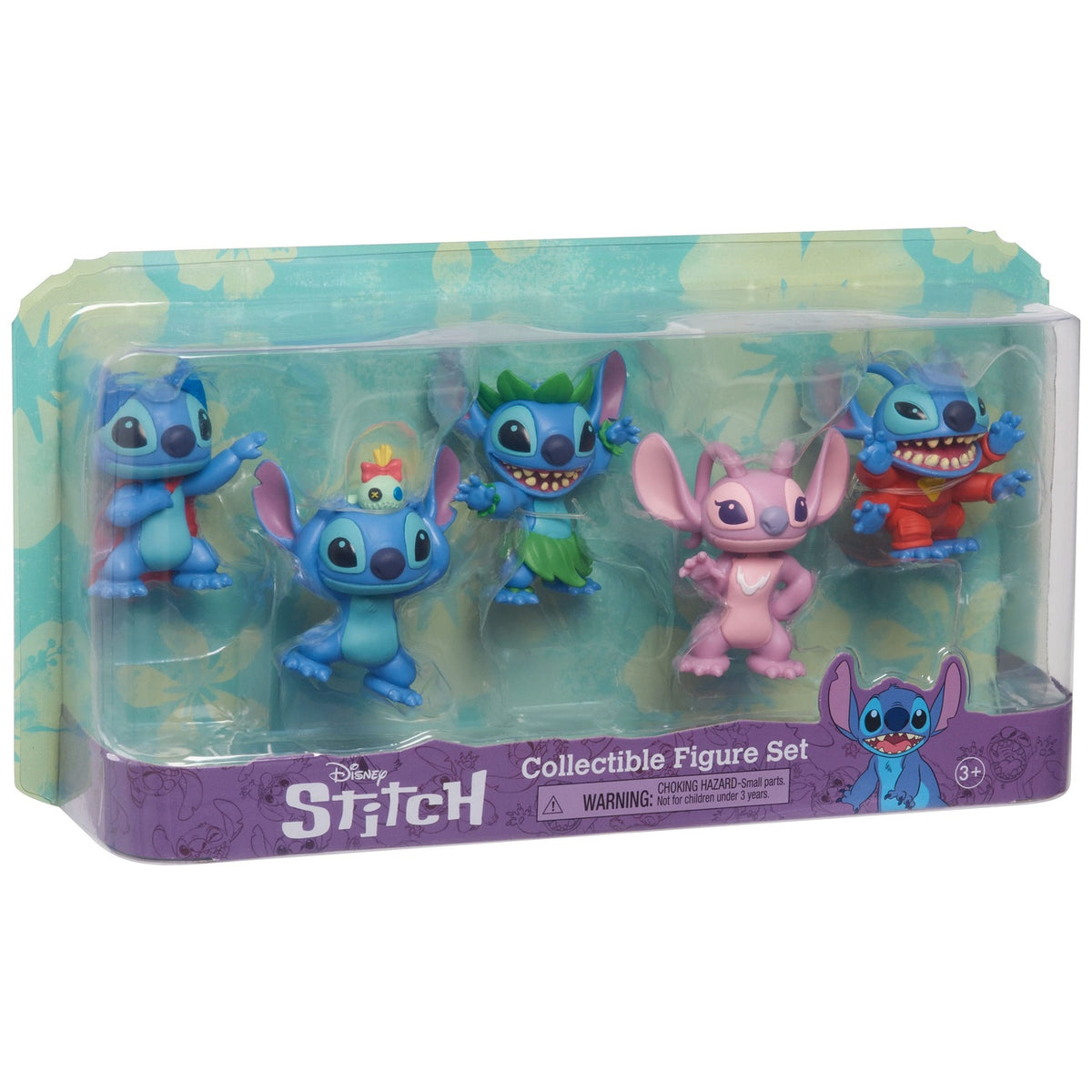 Produktbild Lilo & Stitch Minifiguren 5er-Pack Stitch Collectible Figure Set 7 cm