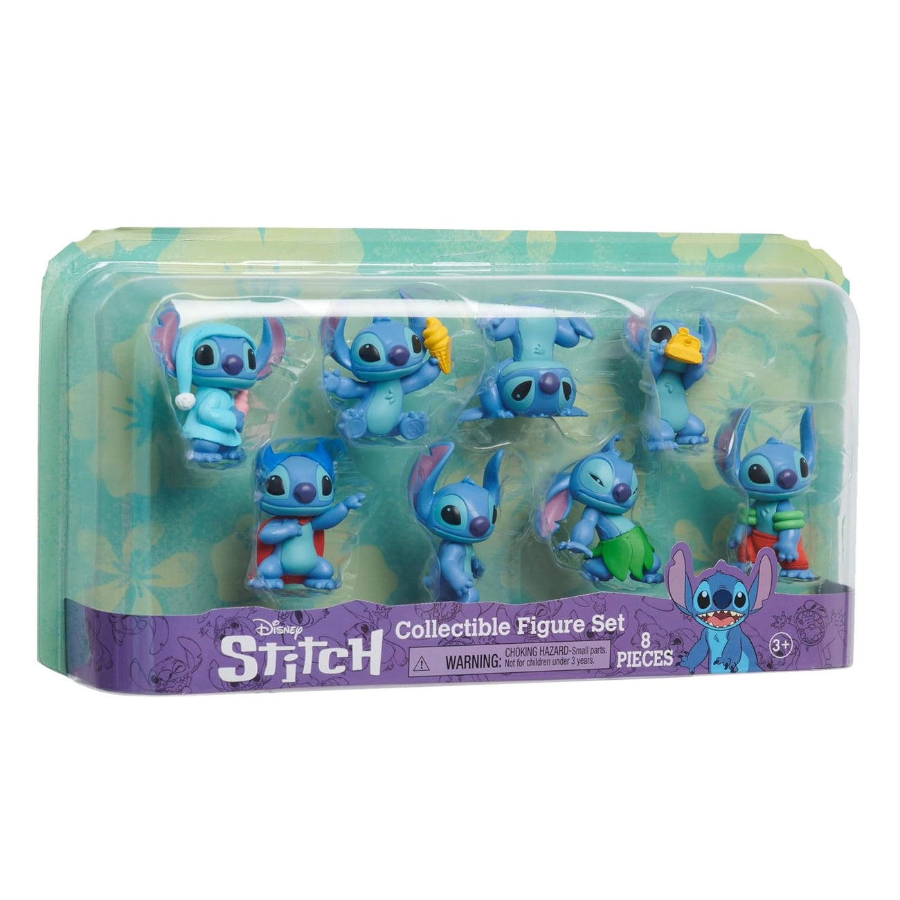 Produktbild Lilo & Stitch Minifiguren 8er-Pack Stitch Collectible Figure Set 7 cm