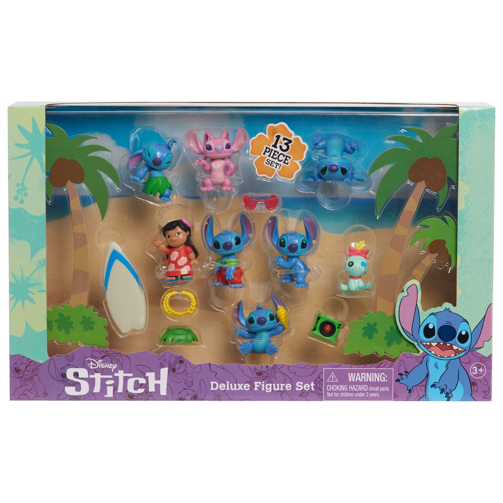 Produktbild Lilo & Stitch Minifiguren 8er-Pack Stitch Deluxe Figure Set 7 cm