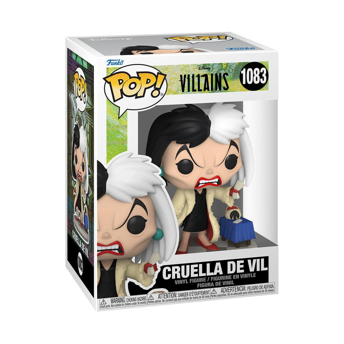 Produktbild Disney: Villains POP! Disney Vinyl Figur Cruella de Vil 9 cm