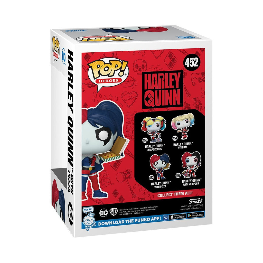 Produktbild DC Comics: Harley Quinn Takeover POP! Heroes Vinyl Figur Harley with Pizza 9 cm