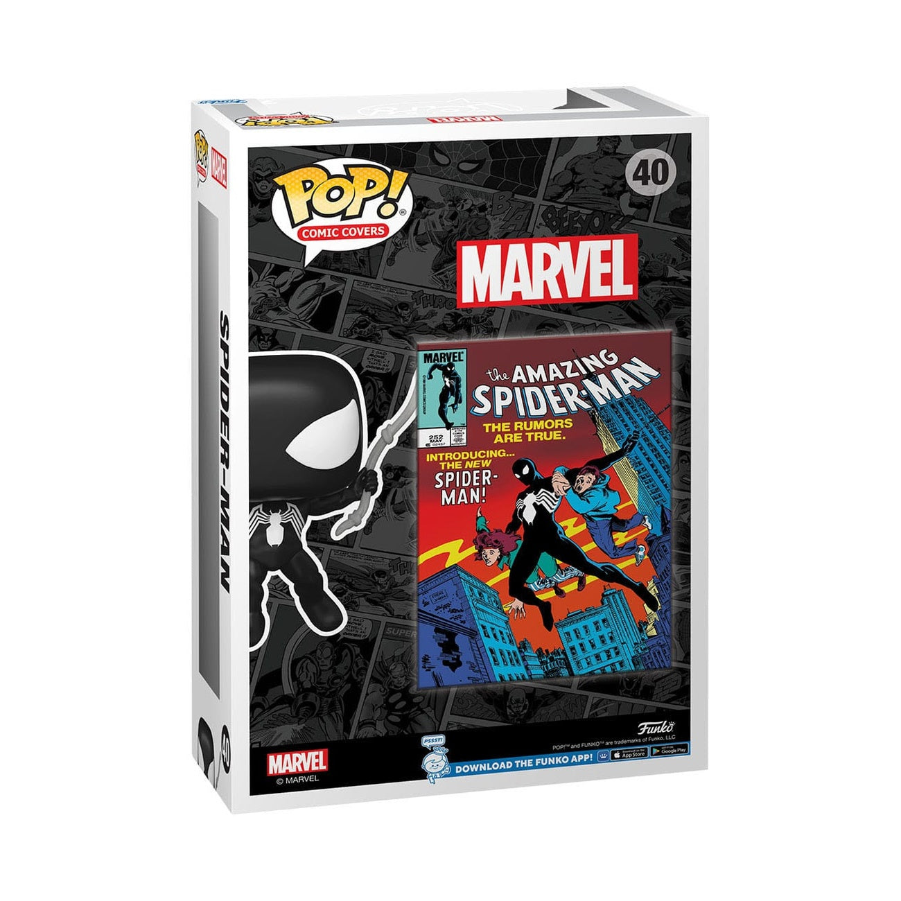 Produktbild Marvel POP! Comic Cover Vinyl Figur Amazing Spider-Man #252 9 cm
