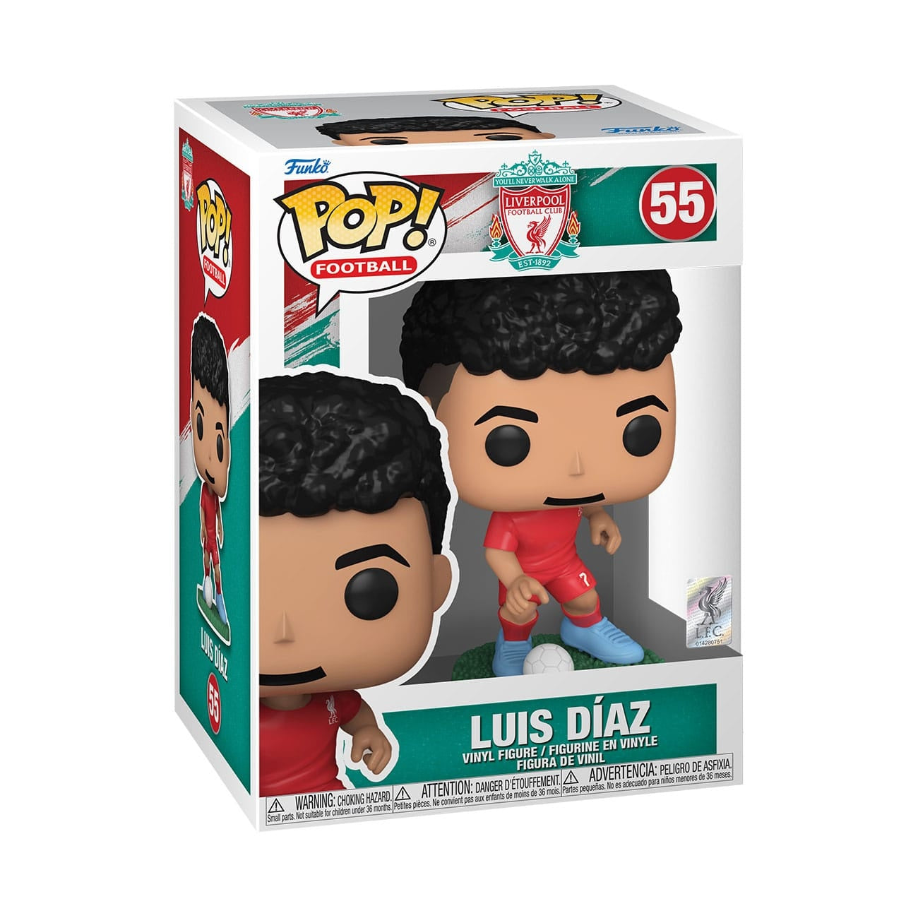 Produktbild FC Liverpool POP! Football Vinyl Figur Luis Díaz 9 cm