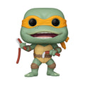 Produktbild Teenage Mutant Ninja Turtles POP! Movies Vinyl Figur Michelangelo Sausage Link Nunchucks 9 cm