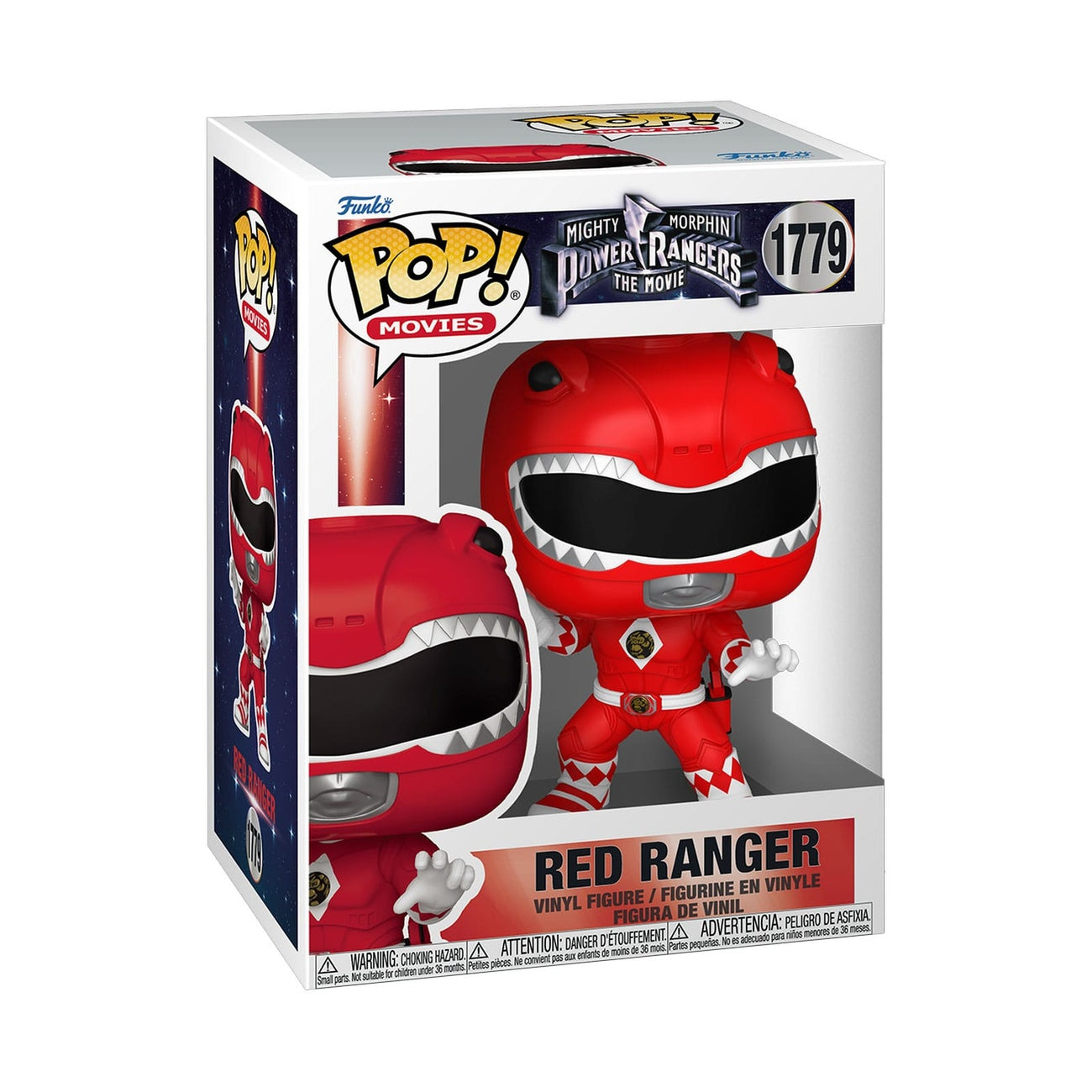 Produktbild Power Rangers - Der Film POP! Movies Vinyl Figuren Red Ranger 9 cm