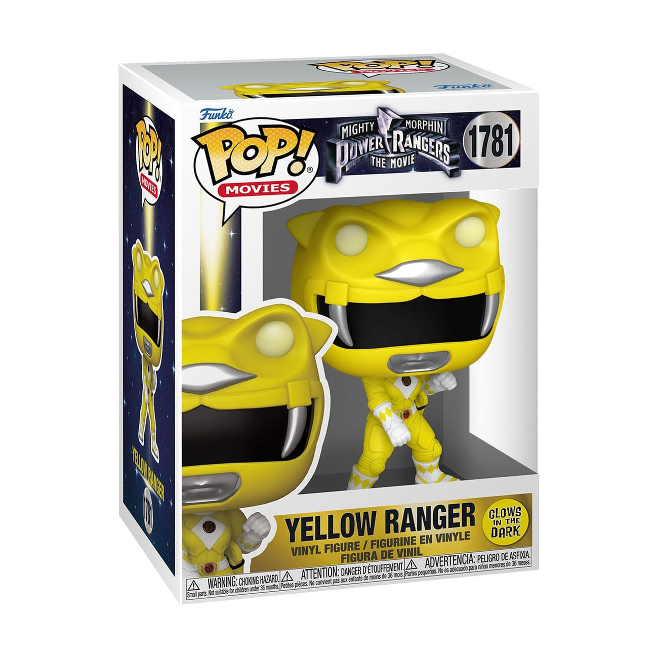 Product image Power Rangers – The Movie POP! Movies Vinyl Figure Yellow Ranger (GITD) 9 cm