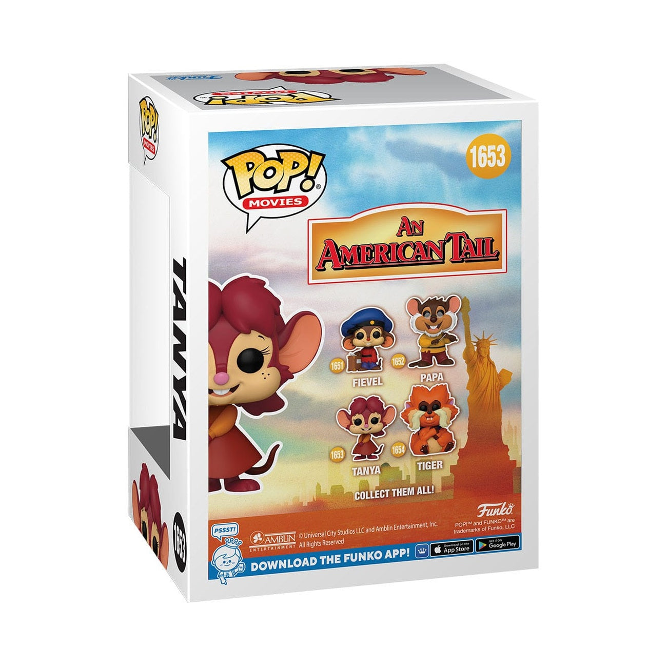 Produktbild Feivel, der Mauswanderer POP! Movies Vinyl Figur Tanya 9 cm