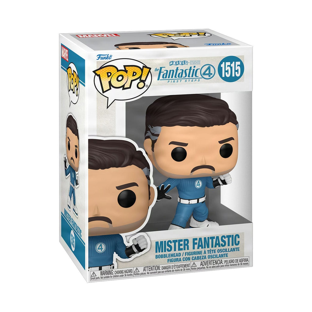 Produktbild The Fantastic Four: First Steps POP! Marvel Vinyl Figur Mister Fantastic 9 cm